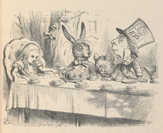 Illustration from first published edition of Alice’s Adventures in Wonderland, illustrated by John Tenniel, 1866. © Victoria and Albert Museum, London