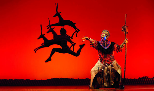 The Lion King Musical on stage at Lyceum Theatre, London