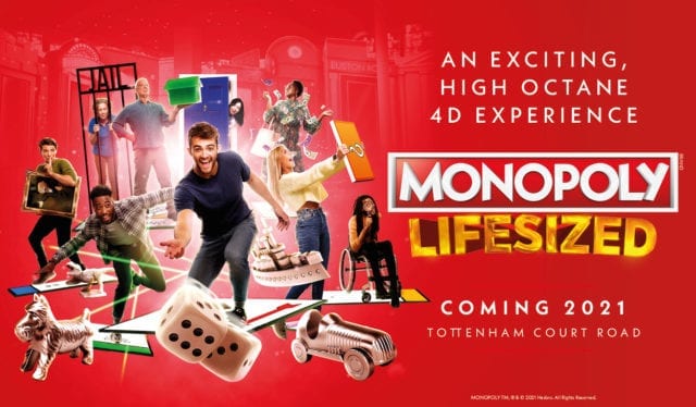 Monopoly Lifesized banner ad. Coming 14 August 2021.