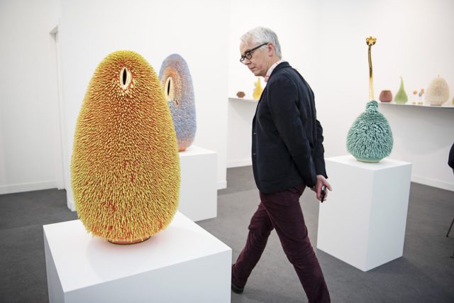 Marianne Boesky Gallery, Frieze London 2019. Photo by Linda Nylind.