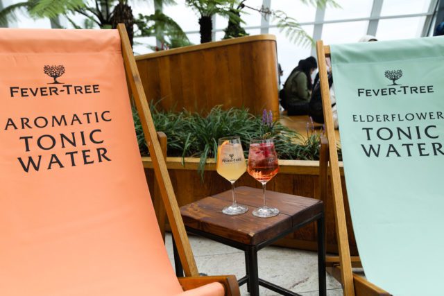 Fever Tree have opened a pop up gin bar at Sky Garden, Monument, in London