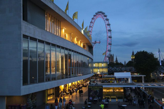 Southbank Centre and London Eye at night by India Roper-Evans