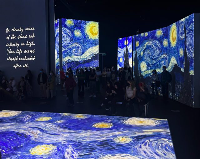 Van Gogh Alive London. Starry Night by Vincent Van Gogh