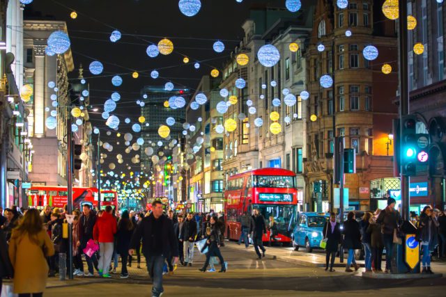 Oxford Street christmas 2015