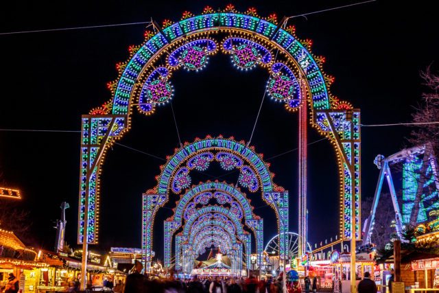 Christmas,Fair,In,Hyde,Park,In,2016,,London