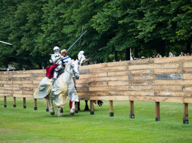 Jousting imagery taken at the Joust at Hampton Court Palace 2018