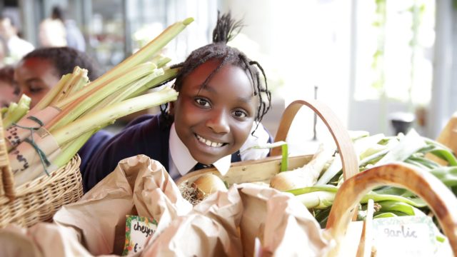 Meet the young traders at this year's Harvest Sale. Image via www.boroughmarket.org.uk
