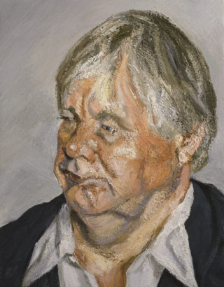 Profile Donegal Man, Lucian Freud, 2008 © The Lucian Freud Archive. All Rights Reserved 2022/ Bridgeman Images