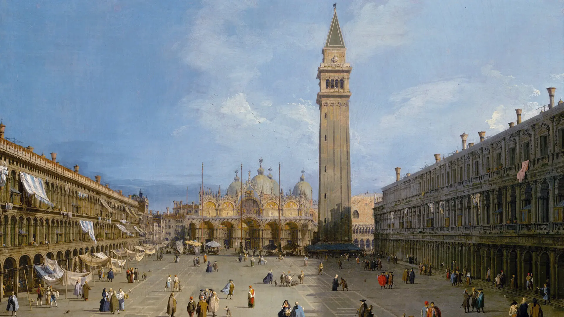 Canaletto's Piazza San Marco, late 1720s, The Metropolitan Museum of Art, New York City, USA.