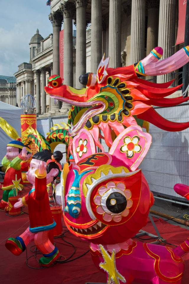Crowds of 1000s celebrate the Chinese New Year in Trafalgar Square and Chinatown © Shutterstock