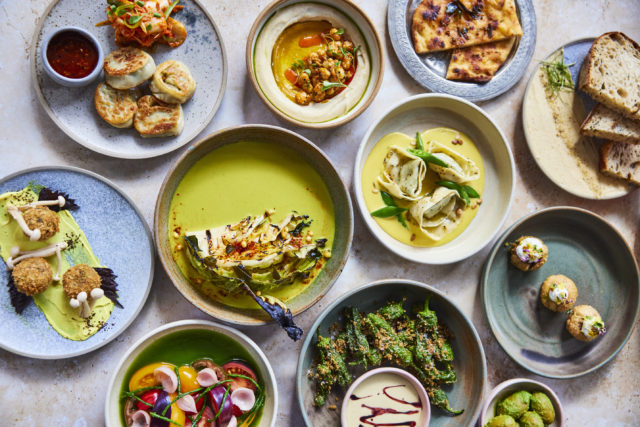 All dishes at mallow are 100% plant-based, creating minimal waste with ingredients sourced locally and from small businesses. Image courtesy of BellCo