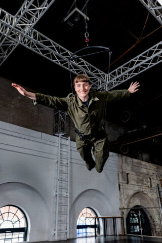 Watch as performers soar over head in Trailblazers © RAF Museum