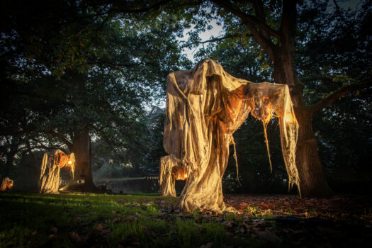 Spooky installations at Halloween at Kew