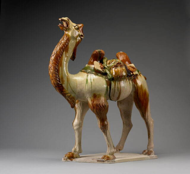 Ceramic figure of a camel ©The Trustees of the British Museum