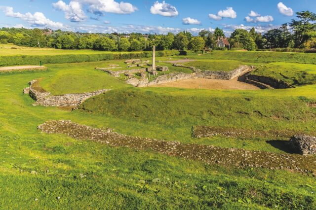 Verulamium roman ruins in St Albans