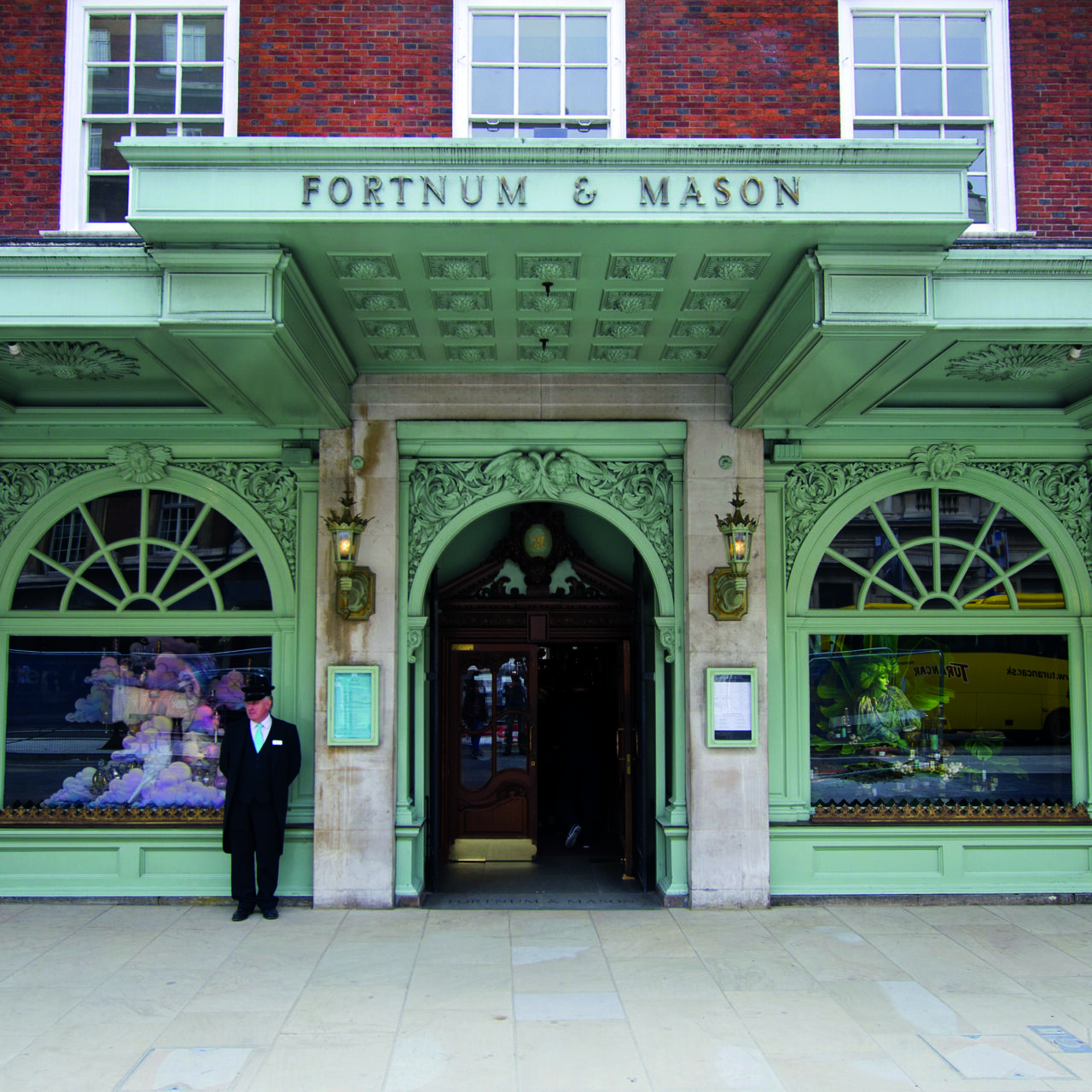 Outside of Fortnum & Mason shop