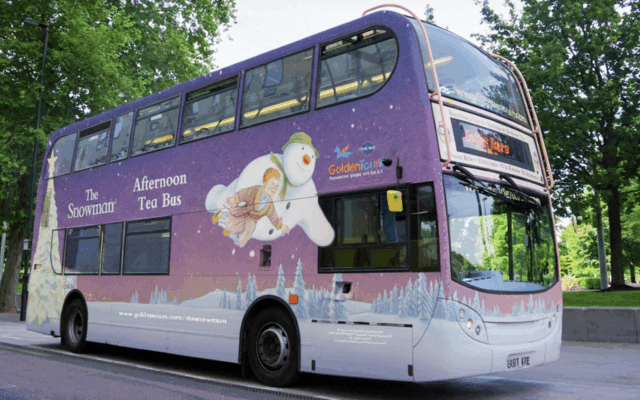 Step Into Christmas Magic on The Snowman™ Afternoon Tea Bus