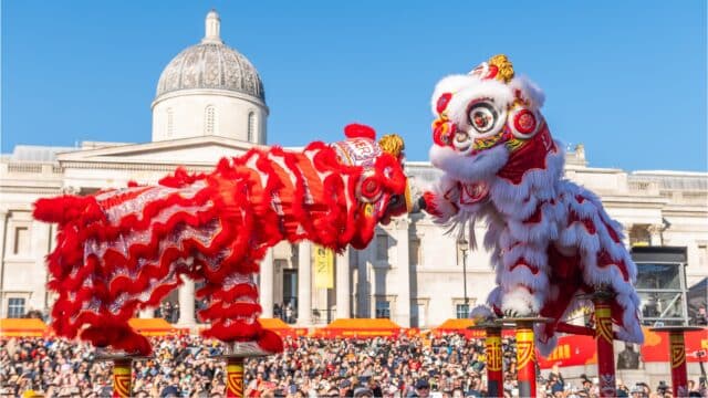Chinese New Year Lion Dance and Parade London