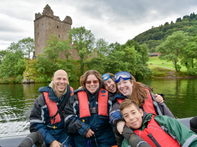 Loch Ness on a RIB boat