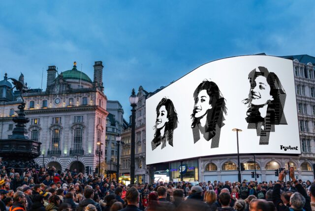 Create Art ‘TOGETHER’ Under the Piccadilly Lights