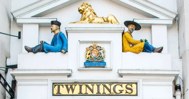 Golden Lyon Entrance of Twinings